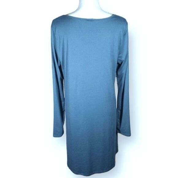 ALYA TEAL DRESS SZ.L EUC - Picture 2 of 5